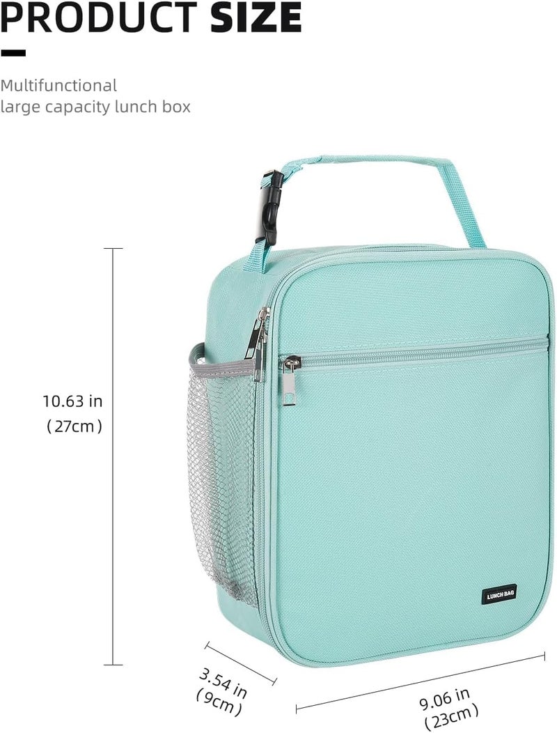 Lovoeo Lunch box Lunch bag for men women Insulated Lunchbox Lunch bags for Work Picnic Travel (baby blue) - Image 2